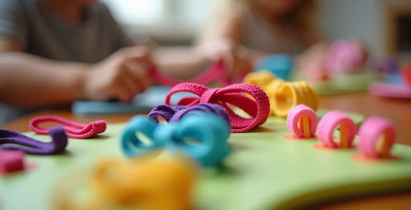 Progression des différents types de fermetures de chaussures pour enfants selon l'âge